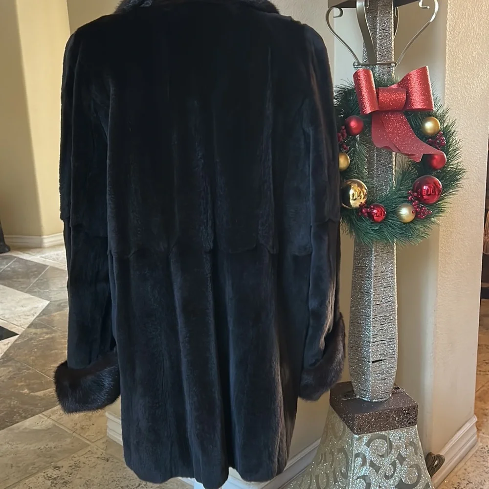 🤎🤎”CHOCOLATE sheared MINK Coat”🤎🤎 - Picture 5 of 13